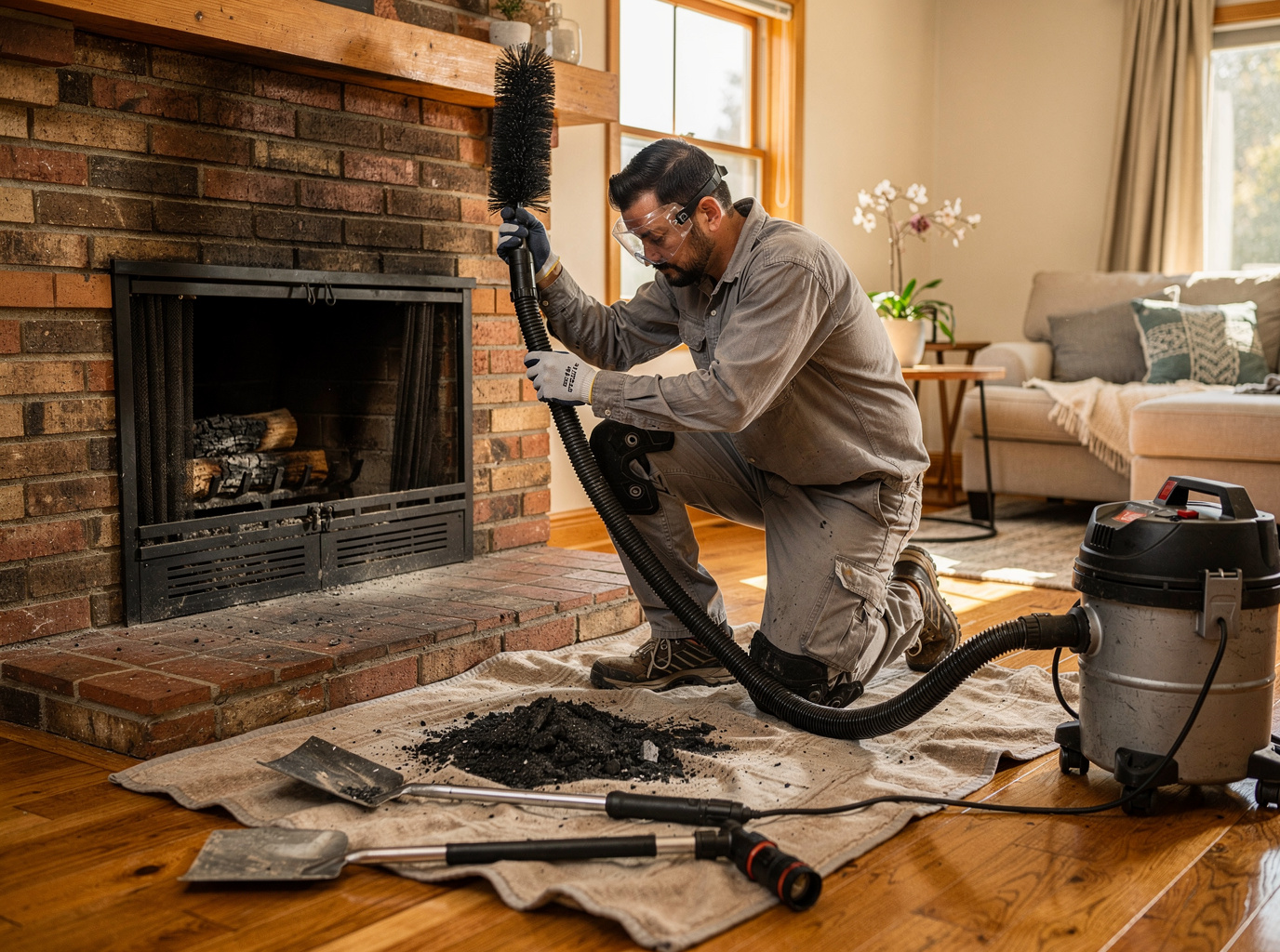 Fireplace Cleaning in Woodland, WA